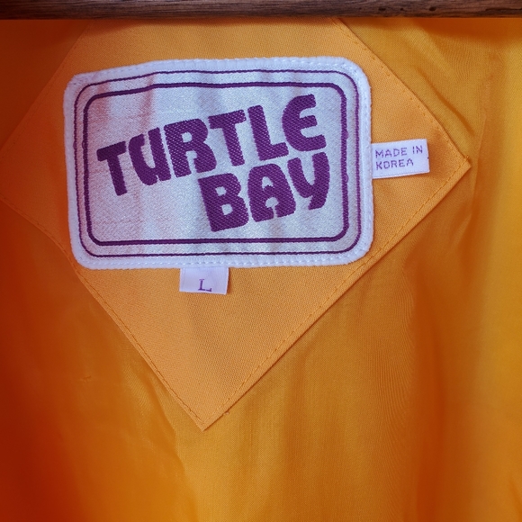 Turtle Bay Jacket Yellow Size Large Vintage - Picture 3 of 8